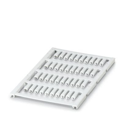 Phoenix Contact UC-WMCO Slide-On Cable Marker, White, 2.9 mm Cable White, 2.1 mm Cable, 0827148