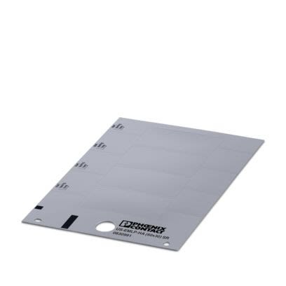 Phoenix Contact Silver on Silver Cable Labels, 30 mm Length, 60 mm Width, 30 mm Label Length, 59.7 mm Label Width