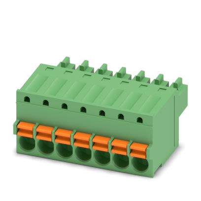 Phoenix Contact FK-MCP 1 Series PCB Connector, 7-Contact, 3.5 mm Pitch, 1 Row Push-in Spring