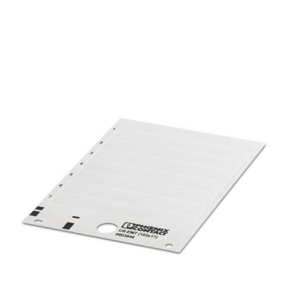 Phoenix Contact, USEMT Polyester Insert Label for use with Devices In The Control Cabinet