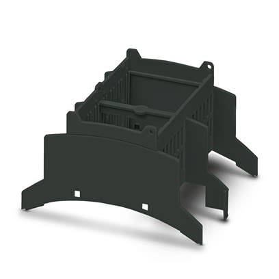 Phoenix Contact Vented Sides Enclosure Type BC Series, Polycarbonate 71.6 mm DIN Rail Enclosure