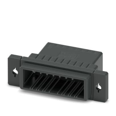 Phoenix Contact DD31H Series Panel Feed Through Terminal Plug, 16-Contact, 3.81 mm Pitch, Snap-in, 1 Row Crimp