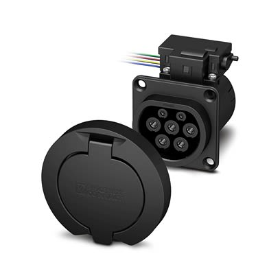 Phoenix Contact, 1532 GB/T Electric Vehicle Connector, 500 mm Cable, 32A