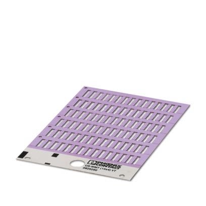 Phoenix Contact US-WMT Cable Marker, Violet, 0829290 Flammability rating according to UL