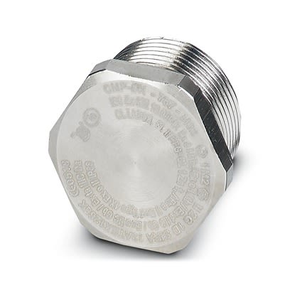 Phoenix Contact, M32 Thread, Nickel Plated Brass, 32 mm Diameter Threaded