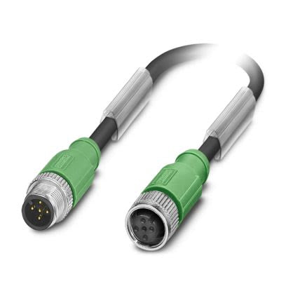 Phoenix Contact Male 5 way Straight to Female 5 way Straight Sensor Cable, 15 m