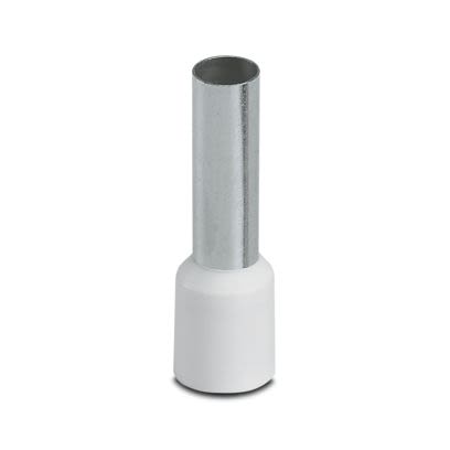 Phoenix Contact, AI16 - 18 WH Insulated Ferrule, 18 mm Pin Length, 5.8 mm Pin Diameter, White to 6 AWG Wire Size