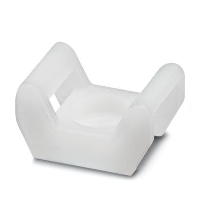 Phoenix Contact White Screw Cable Tie Mount 9 mm x 22.5mm x 14.6 mm