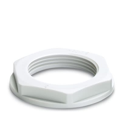 Phoenix Contact Light Grey Polyamide 66 Cable Gland Locknut, M40 Thread
