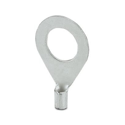 Phoenix Contact, C-RC Uninsulated Ring Terminal, M10 Stud Size 17 AWG 14 AWG Wire Size, Silver