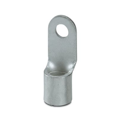 Phoenix Contact, C-RC 25/M5 Uninsulated Ring Terminal, M5 Stud Size 4 AWG 4 AWG Wire Size, Silver