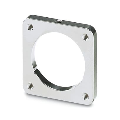 Phoenix Contact Sliver Square Mounting Flange, Shell Size M3 for use with Circular Connector