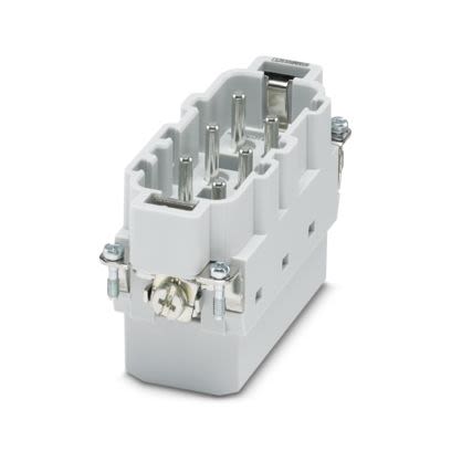 Phoenix Contact Heavy Duty Power Connector Insert, 35A, HC-HS Series Male, 6 Contacts