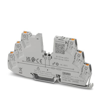 Phoenix Contact PTCB E1 Electronic Circuit Breaker 630mA 24V, DIN Rail