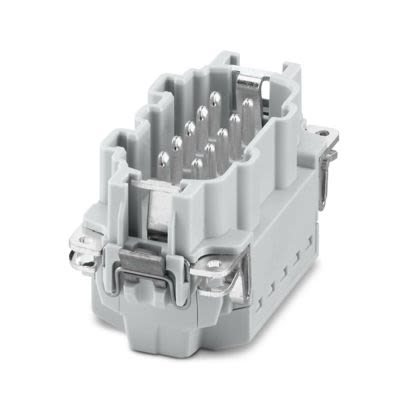 Phoenix Contact Heavy Duty Power Connector Insert, 16A, HC-B Series Male, 10 Contacts
