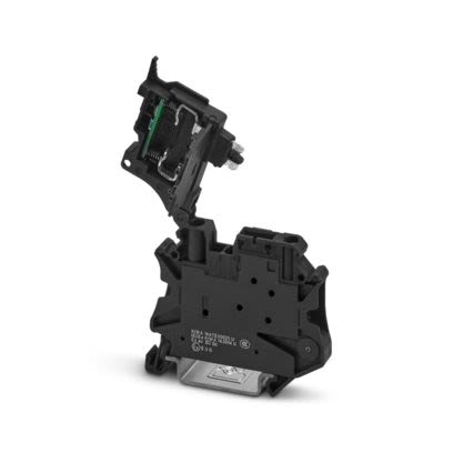Phoenix Contact 1021491 UT Series Fuse Modular Terminal Block Black, 0.14mm², 6 mm², 2-Level Fused, Screw, ATEX, EAC Ex,