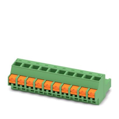 Phoenix Contact 5/.-ST, FMCOR 2 Series Pluggable Terminal Block, 10-Contact, 5.08 mm Pitch, 1 Row, 1861315