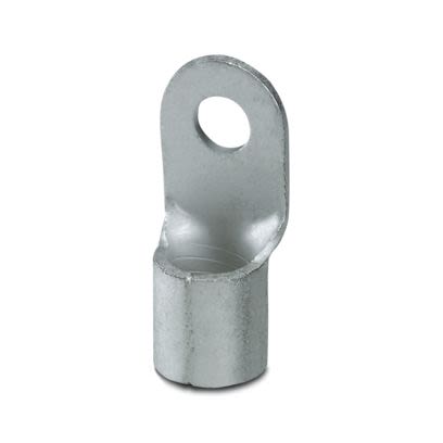 Phoenix Contact, C-RC Uninsulated Ring Terminal, M12 Stud Size 24 AWG 0 AWG Wire Size, Silver