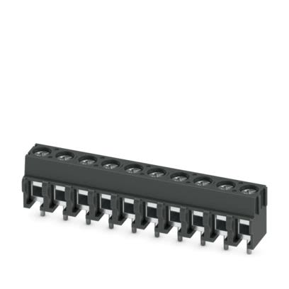 Phoenix Contact PT Series PCB Terminal Block, 10-Contact, 5 mm Pitch, Wave Soldering Mount, 1 Row