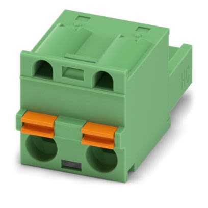 Phoenix Contact GFKC Series Pluggable Terminal Block, 2-Contact, 7.62 mm Pitch, 1 Row, 1183927
