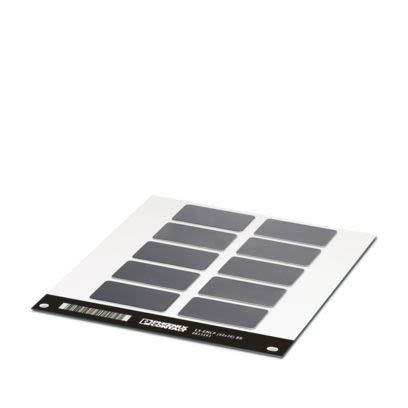 Phoenix Contact, LS-EMP-AL (60X30) BK Aluminium Device Marker for use with Equipment Marker