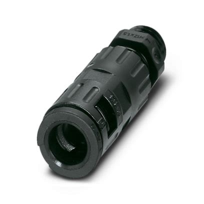 Phoenix Contact WP-GR HF Series Black Polyamide 6 Cable Gland, M12 Thread, 6.5 mm max., IP68, IP69K
