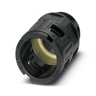 Phoenix Contact WP-G HF Series Black Polyamide 6 Cable Gland, PG21 Thread, 23 mm max., IP68, IP69K