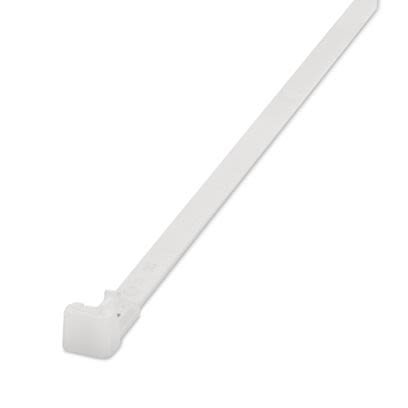 Phoenix Contact Cable Tie, Standard, 350 mm x 7.5mm, Clear Polyamide