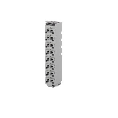 B&R X20 Series Pluggable Terminal Block, 16-Contact, 4.2 mm Pitch, 2 Row, X20TB1F