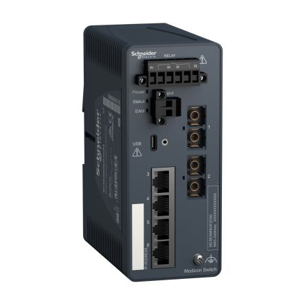 Schneider Electric MCSESM063F2CS0 Managed 6 Port Network Switch