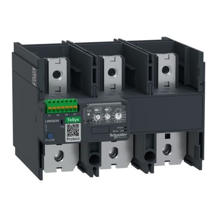 Schneider Electric, LR Thermal Overload Relay 1 NO/1 NC, 630A F.L.C, 5A Contact Rating, 500V ac 2P