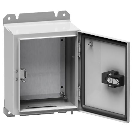 Schneider Electric NSY Series Steel 1-Door Floor Standing Enclosure, Plain Door, IP65 300 mm, 600 mm 800 mm