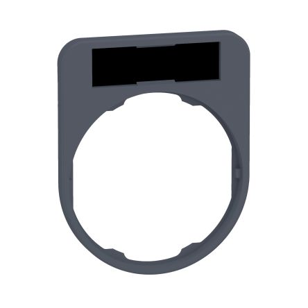Schneider Electric Legend Plate for Use with Push Button, Pre-printed "Blank legend