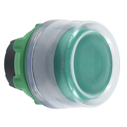 Schneider Electric ZB5 Series Green Spring Return Push Button Switch, 22 mm Cutout, IP67, IP66