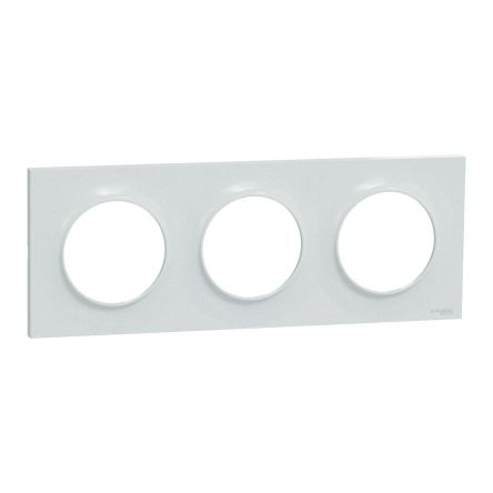Schneider Electric White 3 Gang Light Switch Cover