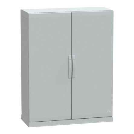 Schneider Electric PanelSeT PLA Series Fibreglass Reinforced Polyester 2-Door Floor Standing Enclosure, Double Door