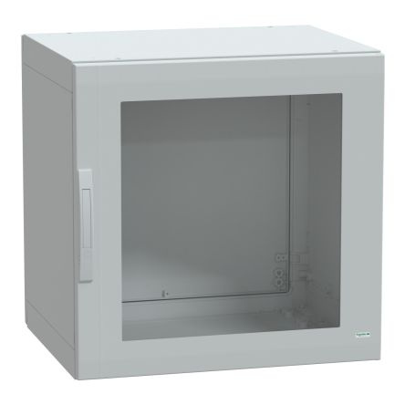 Schneider Electric PanelSeT PLA Series Fibreglass Reinforced Polyester 1-Door Floor Standing Enclosure, Single Door