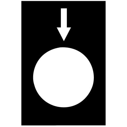 Schneider Electric Legend for Use with XACM, XACB, Pre-printed "White Lower, Slow Black Vertical Mounting