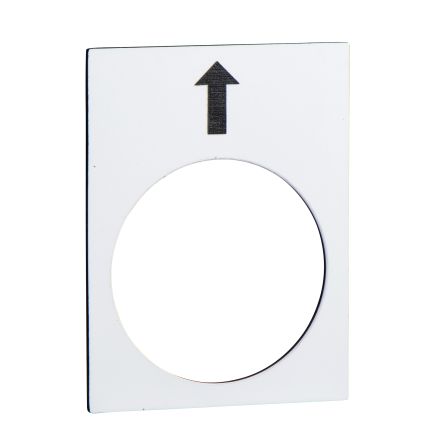 Schneider Electric Legend for Use with XACB, XACM, Pre-printed "Slow, Raise