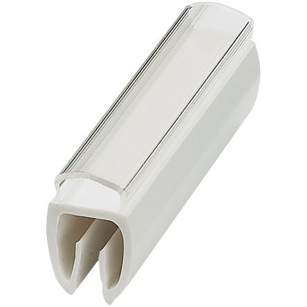 Schneider Electric Linergy TR Clip-On Clip-On/Tie-On Cable Marker, White, 3.5 mm Cable, 2 mm Cable, NSYTRABCV23