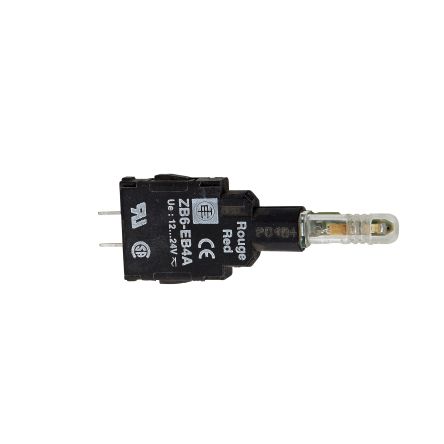 Schneider Electric, ZB6, PCB White LED Pilot Light, Dome, 24V