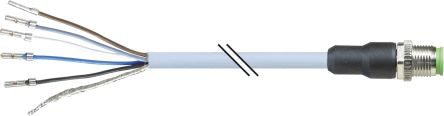 B&R Female 5 way Straight to Male 4 way Straight Cable, 600 mm