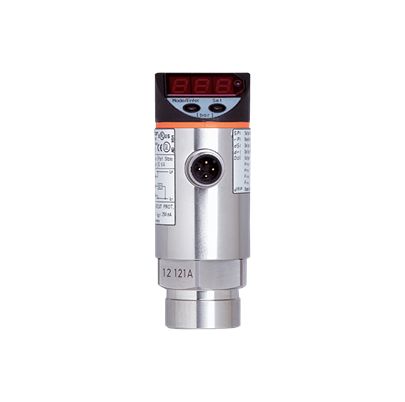 ifm electronic PY22 Series Pressure Sensor, 0 to 10 V, 4 to 20 mA Output -15 psi 15 psi, Relative Pressure Reading
