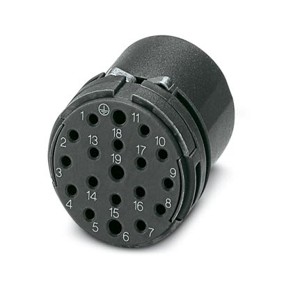 Phoenix Contact Female Circular Connector Insert 19 Way for use with Circular Connector