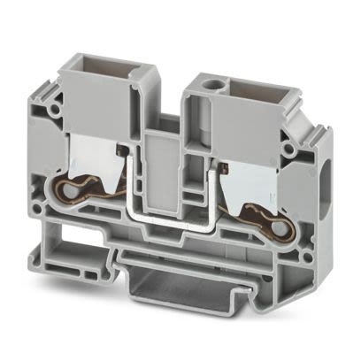 Phoenix Contact 1329547 XTV Series Feed Through Terminal Block Grey, 10mm², 1-Level, Push-in