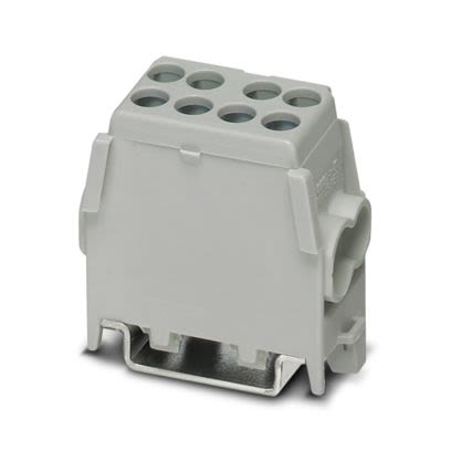 Phoenix Contact 3071355 UDB Series Terminal Block Grey, 1.5mm², 25 mm², 2-Level, Screw