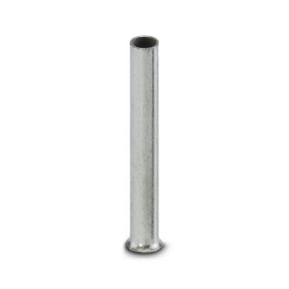 Phoenix Contact Ferrule, 15 mm Pin Length, 1.7 mm Pin Diameter, Silver to 16 AWG Wire Size