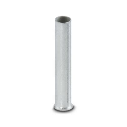 Phoenix Contact Ferrule, 18 mm Pin Length, 2.8 mm Pin Diameter, Silver to 12 AWG Wire Size