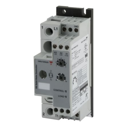 Carlo Gavazzi RGC1P Series Industrial Mount Solid State Relays, 37 A Load, DIN Rail Mount, 265 V ac Load, 10V dc Control