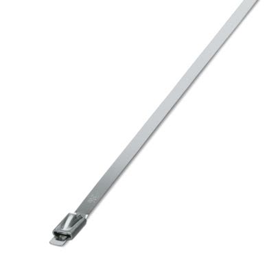Phoenix Contact Cable Tie, Standard, 360 mm x 4.6mm, Silver Polyamide